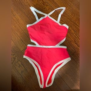 Aerie Coral One Piece